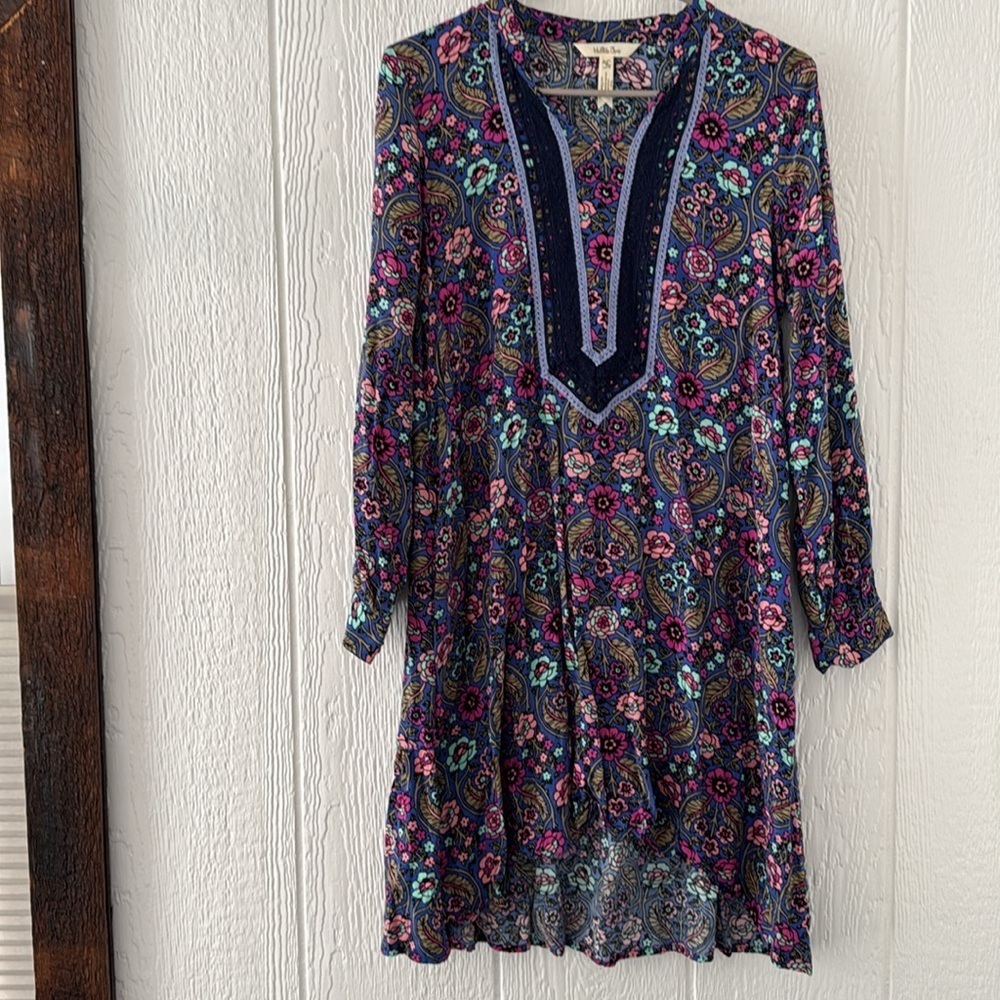 Matilda Jane floral shift dress medium boho - Picture 6 of 7